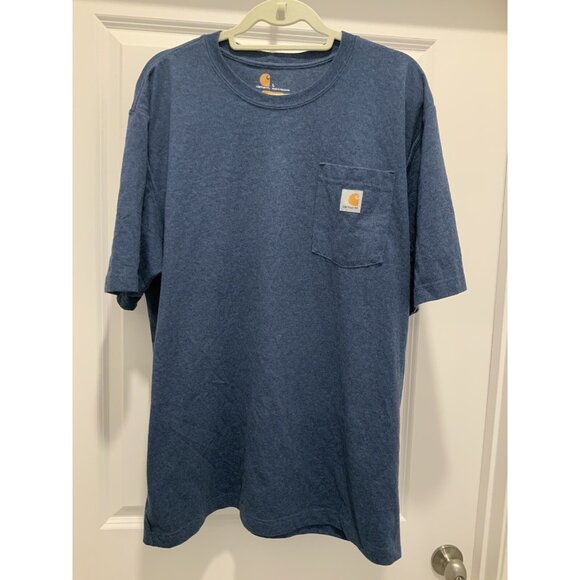 Carhartt Other - Carhartt T-Shirt Large Mens Pocket  Original Fit Blue
